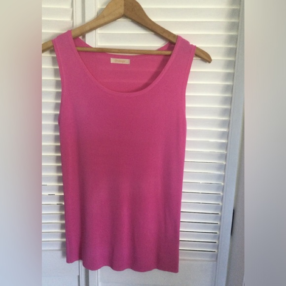 Orange Pink Sleeveless Tank, Size S/M - Picture 1 of 4